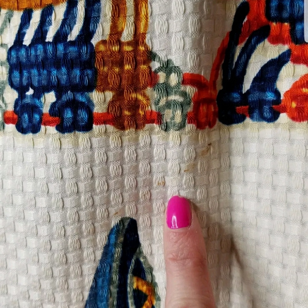 SOLD💞Vintage Hermes Paris Printed Full Maxi - Picture 5 of 8